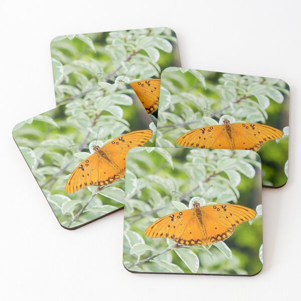Item preview, Vibrant Orange Butterfly Macro Nature Photography designed and sold by sky earth human.