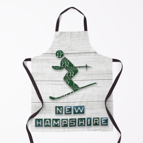Item preview, New Hampshire License Plate Skier designed and sold by Elisabeth Lucas.