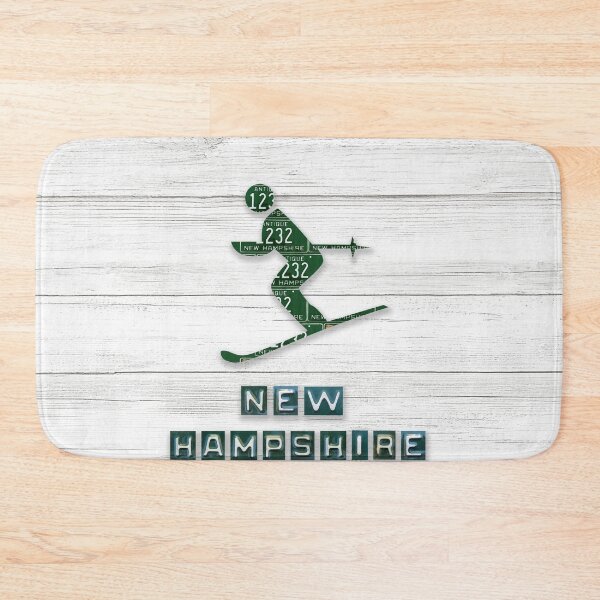 Item preview, New Hampshire License Plate Skier designed and sold by Elisabeth Lucas.