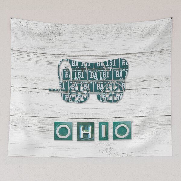 Item preview, Ohio License Plate Wagon designed and sold by Elisabeth Lucas.