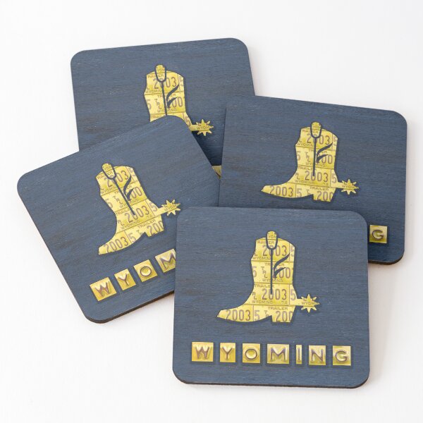 Item preview, Wyoming License Plate Cowboy Boot designed and sold by Elisabeth Lucas.