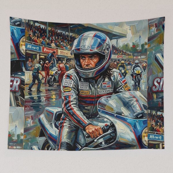 Item preview, Silver Dream Racer: Speed and Glory designed and sold by Art's Diner.