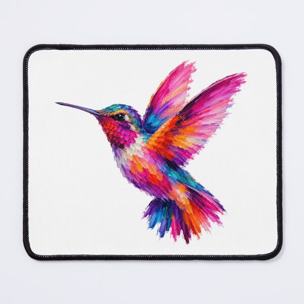 Item preview, Neon Wings – Vibrant Hummingbird Art designed and sold by byaga.