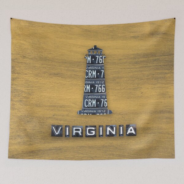 Item preview, Virginia License Plate Lighthouse designed and sold by Elisabeth Lucas.