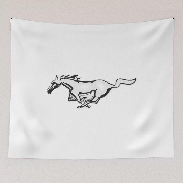 Item preview, Mustang Horse Logo designed and sold by PastelWingg.