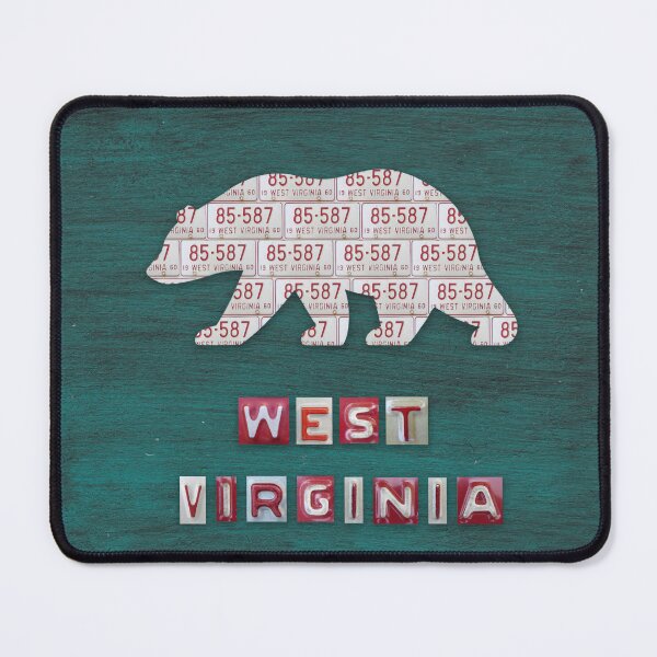Item preview, West Virginia License Plate Bear designed and sold by Elisabeth Lucas.