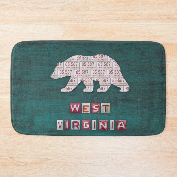 Item preview, West Virginia License Plate Bear designed and sold by Elisabeth Lucas.