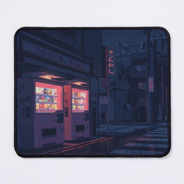 Item preview, Tokyo Dreamscape Lofi Anime Street Night Vending Machine Aesthetic designed and sold by ConfuseLab Alt.