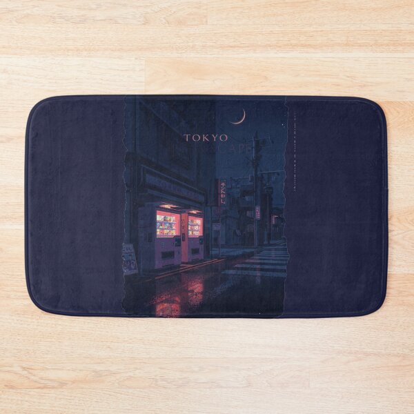 Item preview, Tokyo Dreamscape Lofi Anime Street Night Vending Machine Aesthetic designed and sold by ConfuseLab Alt.