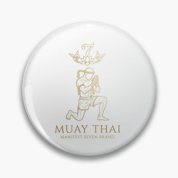 Item preview, Muay Thai Kneeling Fighter T-Shirt | Thai Boxing Line Art designed and sold by SEVEN ART PRODUCT.
