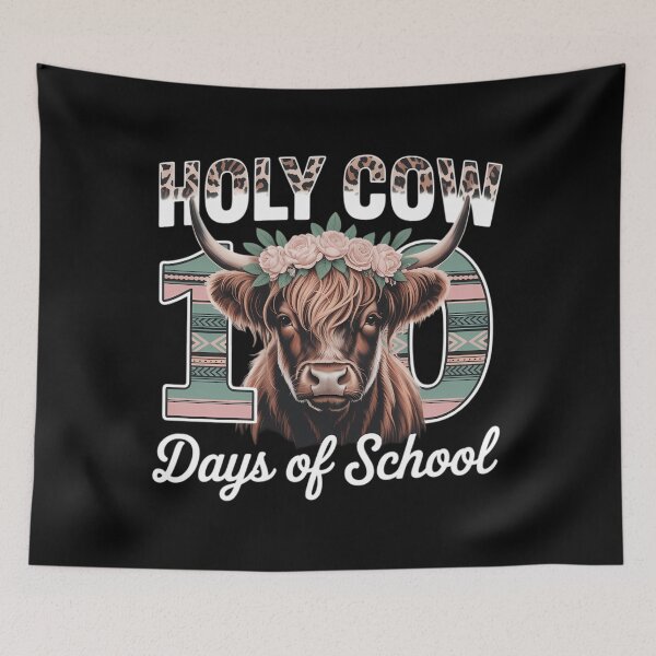 Item preview, Holy Cow 100 Days of School 100th Day Smarter Teacher designed and sold by SapfireStuArt.