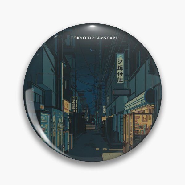 Item preview, Tokyo Dreamscape Lofi Anime Alleyway Night Scenery Aesthetic designed and sold by ConfuseLab Alt.