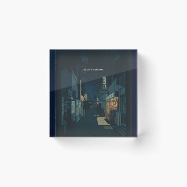 Item preview, Tokyo Dreamscape Lofi Anime Alleyway Night Scenery Aesthetic designed and sold by ConfuseLab Alt.
