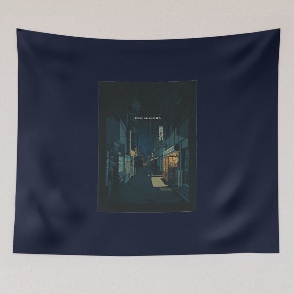 Item preview, Tokyo Dreamscape Lofi Anime Alleyway Night Scenery Aesthetic designed and sold by ConfuseLab Shop.