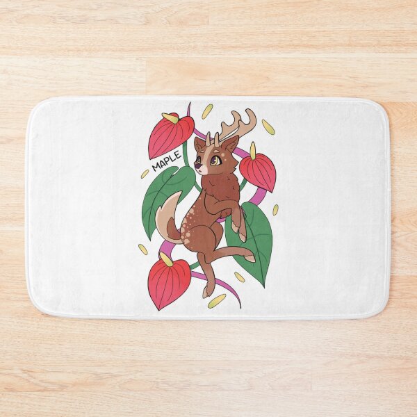 Item preview, Maple The Guardian Of Animals With Anthurium Deer Art designed and sold by TypoEmporium.