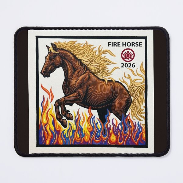 Item preview, 2026 YEAR OF THE FIRE HORSE-HEALTH, WEALTH, LUCK designed and sold by V3GFX.