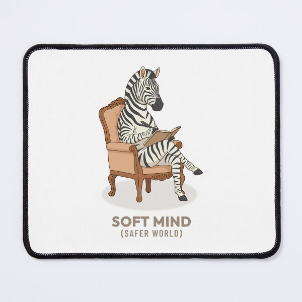 Item preview, Slow Living Zebra Journaling Vintage Illustration designed and sold by Cozy Vintage Animal.