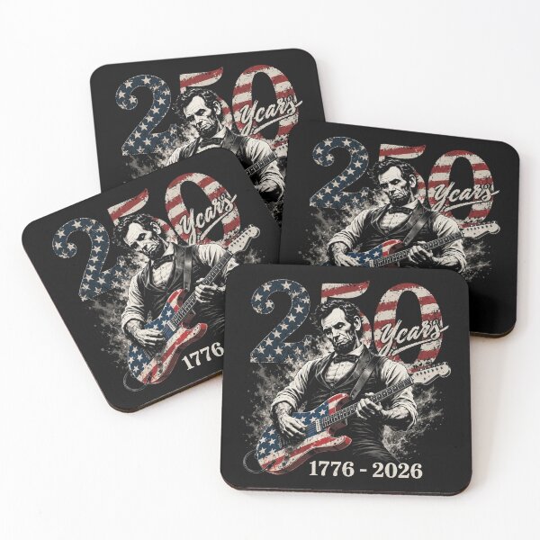 Item preview, Abraham Lincoln Playing Guitar 4th July 250th Anniversary 2 designed and sold by Schroedingerska.