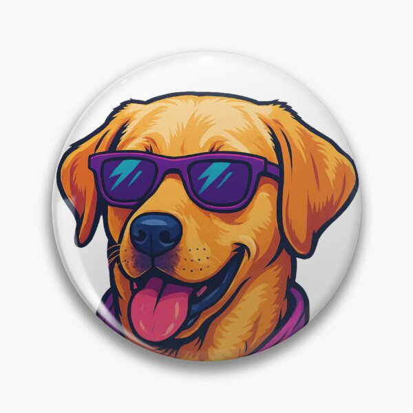 Item preview, Cool Labrador in Retro 90s Style designed and sold by WhatASunShine.