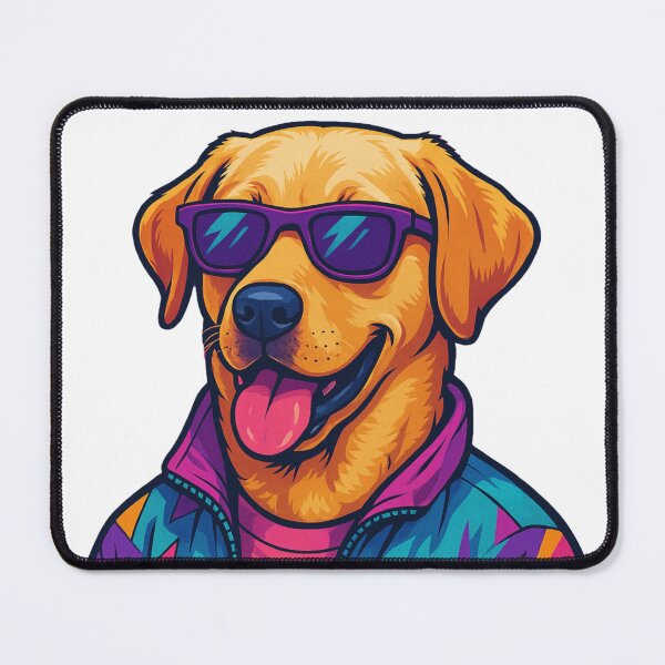 Item preview, Cool Labrador in Retro 90s Style designed and sold by WhatASunShine.