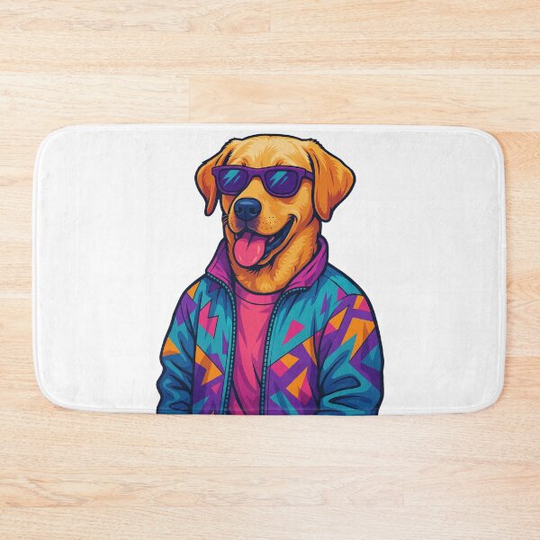 Item preview, Cool Labrador in Retro 90s Style designed and sold by WhatASunShine.