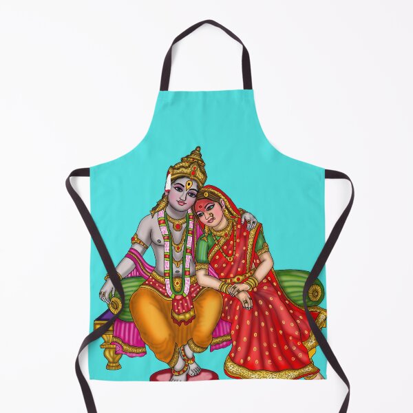 Item preview, Lord Vitthal & Rukmini Artwork | Sacred Hindu Devotional Digital Art designed and sold by Harshit_Digital_Arts.