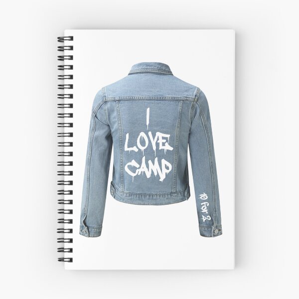Item preview, I Love Camp Jean Jacket designed and sold by TaskMe.