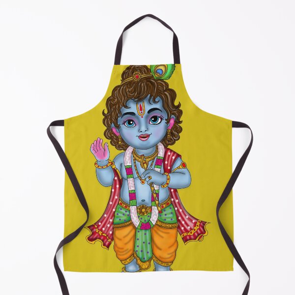 Item preview, Lord Krishna Artwork | Divine Hindu God Digital Painting Illustration designed and sold by Harshit_Digital_Arts.