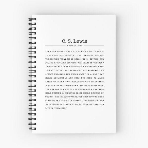 Item preview, C.S. Lewis Christian Quote, A Living House designed and sold by corbrand.