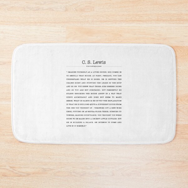 Item preview, C.S. Lewis Christian Quote, A Living House designed and sold by corbrand.