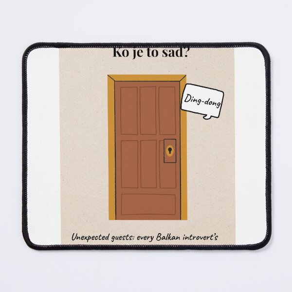 Item preview, “Ko je to sad?” Balkan Introvert Poster designed and sold by Mastalina99.