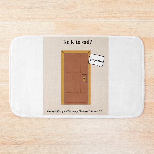 Item preview, “Ko je to sad?” Balkan Introvert Poster designed and sold by Mastalina99.