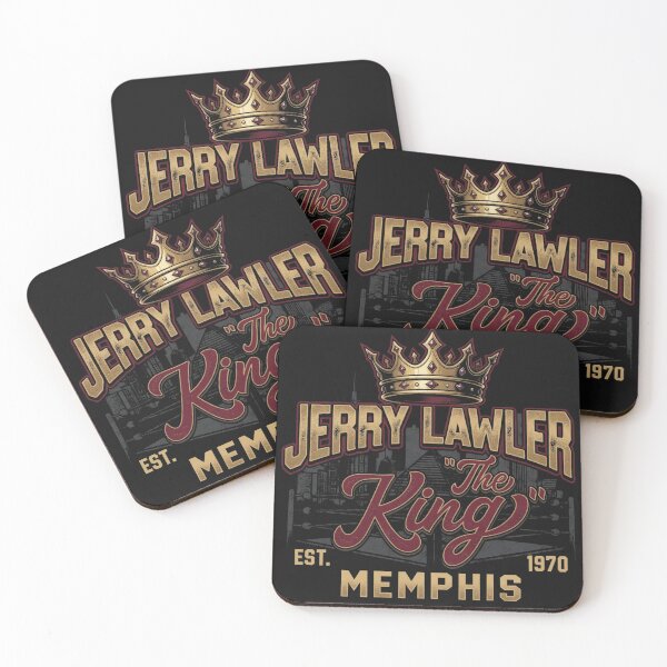 Item preview, Jerry Lawler The King Memphis Wrestling Vintage Graphic T-Shirt designed and sold by The Irish Whip.