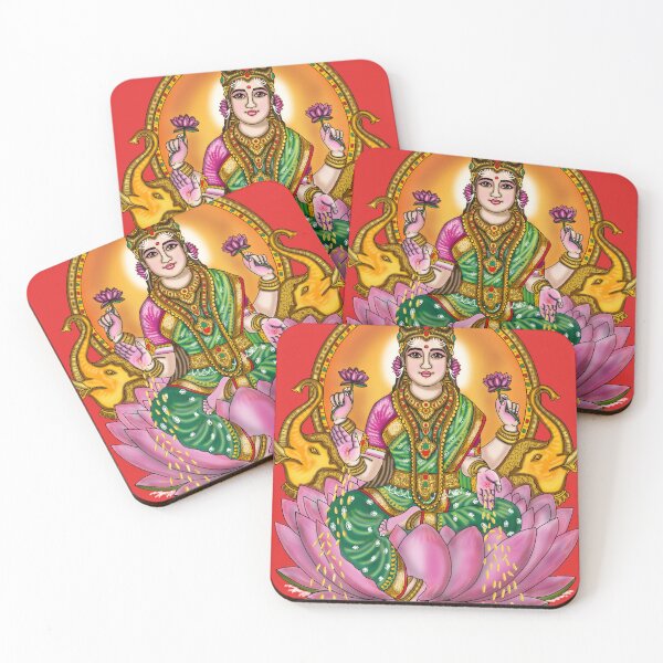 Item preview, Goddess Lakshmi Artwork | Divine Hindu Goddess Digital Illustration designed and sold by Harshit_Digital_Arts.