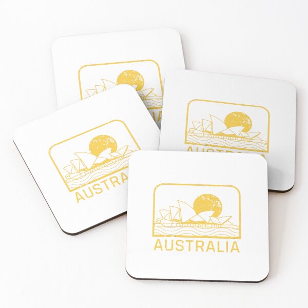 Item preview, Vintage Sydney Australia Travel Stamp designed and sold by HBDStudio.