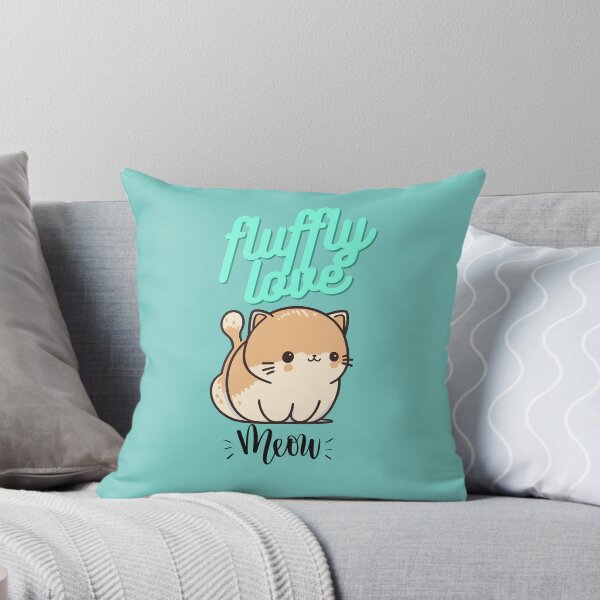 Item preview, Fluffy Love Meow Cute Cat Gift | Adorable Kitty Design for Cat Lovers | Cozy & Fun Present designed and sold by WhatASunShine.