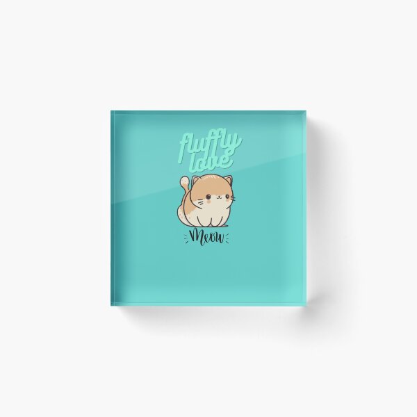 Item preview, Fluffy Love Meow Cute Cat Gift | Adorable Kitty Design for Cat Lovers | Cozy & Fun Present designed and sold by WhatASunShine.