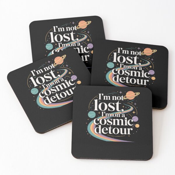Item preview, I’m not lost, I’m on a cosmic detour. Space designed and sold by FreshPixelArt.