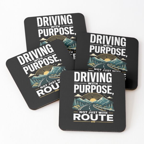 Item preview, Driving with purpose, not just with Route. Street designed and sold by FreshPixelArt.