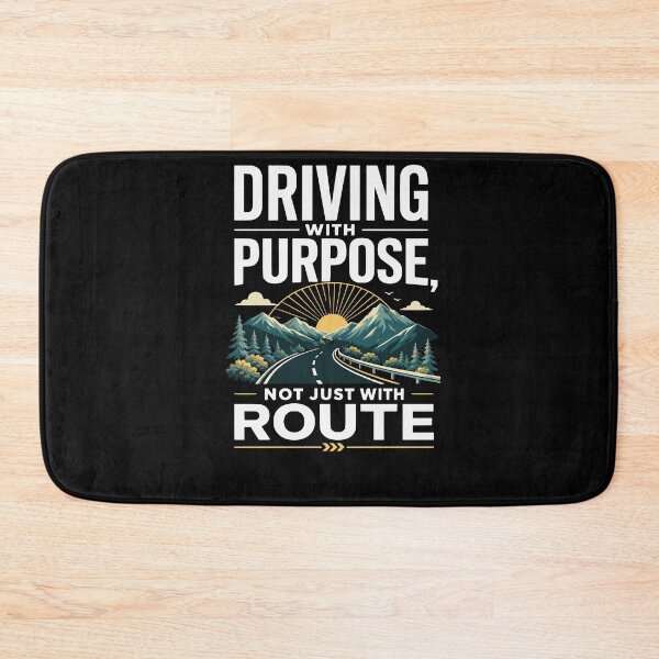 Item preview, Driving with purpose, not just with Route. Street designed and sold by FreshPixelArt.