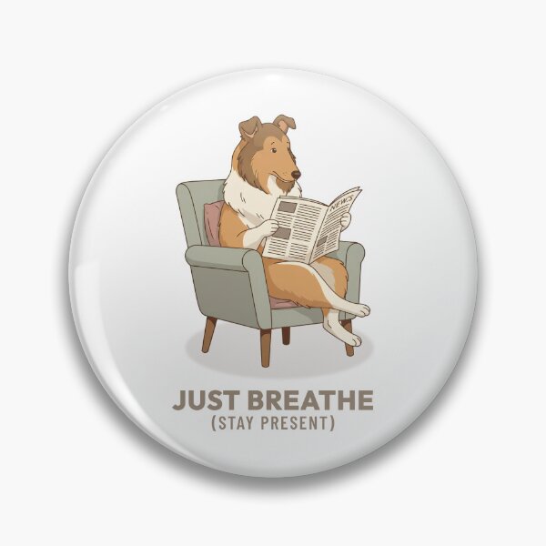 Item preview, Cozy Collie Dog Reading Newspaper Vintage Illustration designed and sold by Cozy Vintage Animal.
