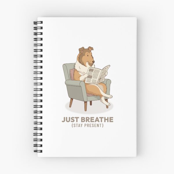 Item preview, Cozy Collie Dog Reading Newspaper Vintage Illustration designed and sold by Cozy Vintage Animal.
