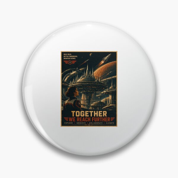 Item preview, Unity Station – Vintage Sci-Fi Future City designed and sold by Fleetwood1994.