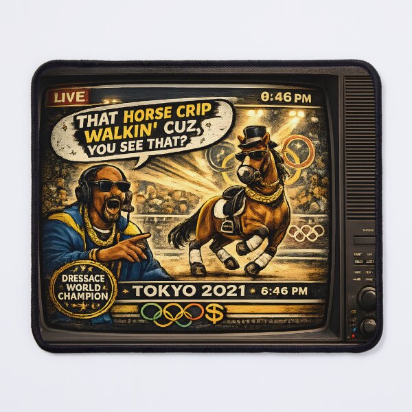 Item preview, Crip Walking Horse Snoop Dogg Olymipics designed and sold by RockyLambda.