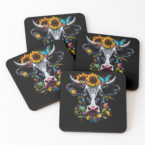 Item preview, Funny Cattle Floral Colorful Boys Girls Kids designed and sold by rafaeltto.