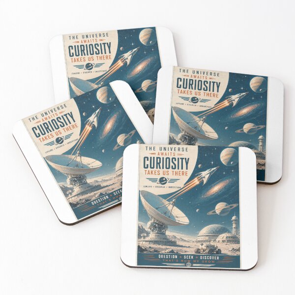 Item preview, The Universe Awaits – Vintage Space Exploration designed and sold by Fleetwood1994.
