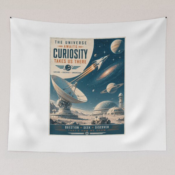 Item preview, The Universe Awaits – Vintage Space Exploration designed and sold by Fleetwood1994.