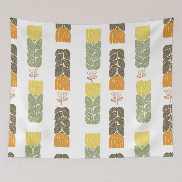 Item preview, Abstract Groovy Flower Pattern designed and sold by shazdesign24.