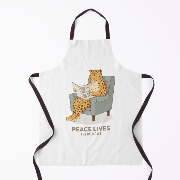 Item preview, Retro Leopard Reading Newspaper Vintage Aesthetic Art designed and sold by Cozy Vintage Animal.