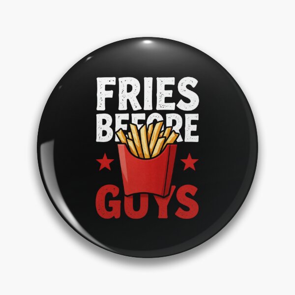 Item preview, "Fries Before Guys" t-shirt with fun french fries graphic. designed and sold by myfunnyshirt.
